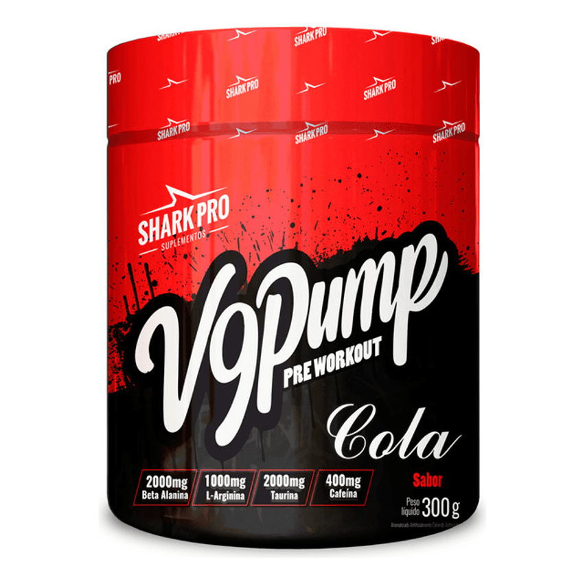 V9-pump Pre Workout - 300g Cola - Shark Pro