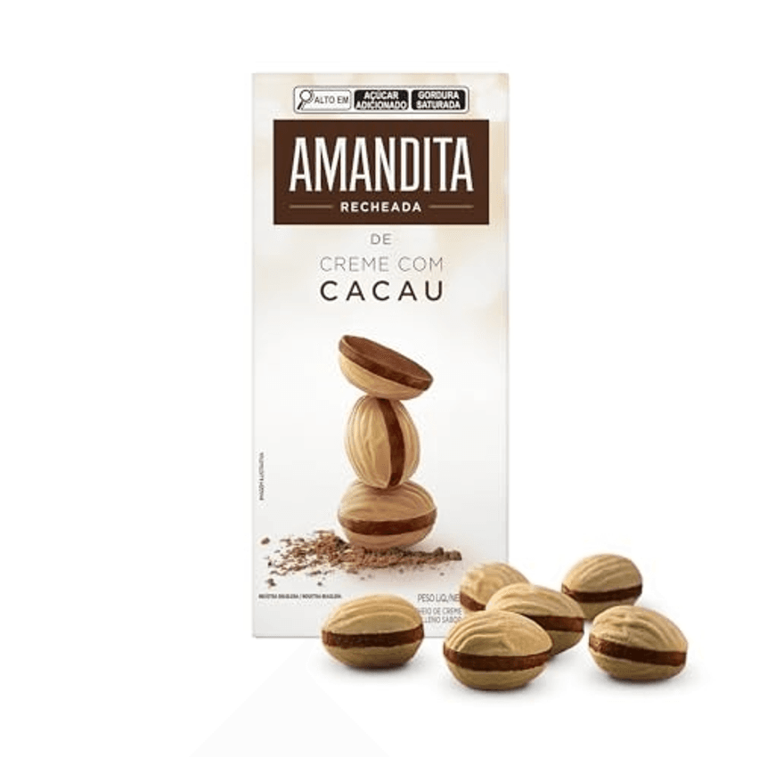 Wafer Recheado Amandita Sabor Chocolate 200g