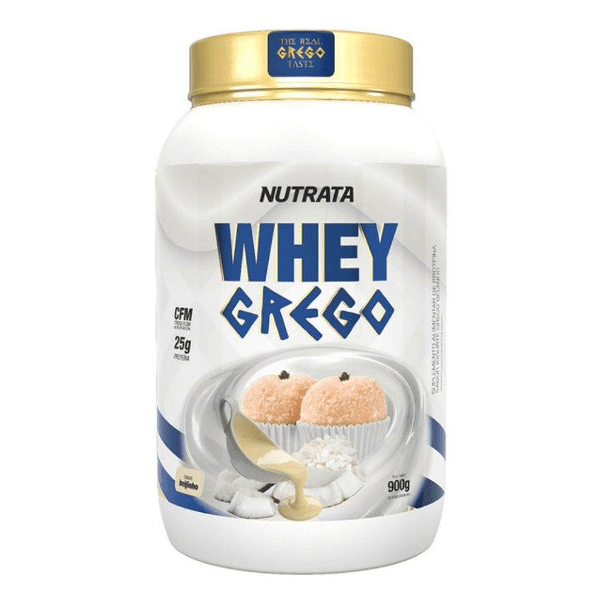 Whey Grego Pote 900g Beijinho Nutrata