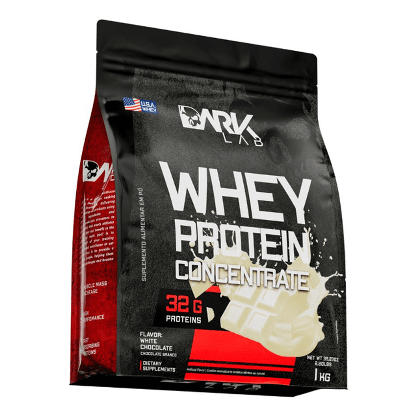 Whey Protein Concentrado 1kg Chocolate Branco Dark Lab