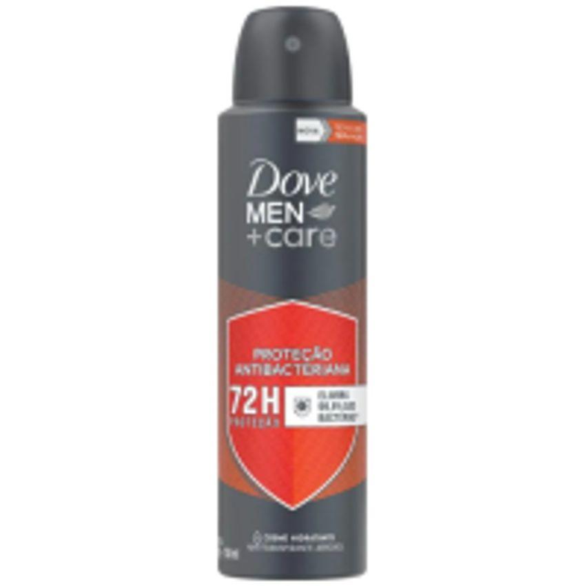Desodorante Dove Men +Care Proteção Antibacteriana 72h Aerossol Antitranspirante com 150ml