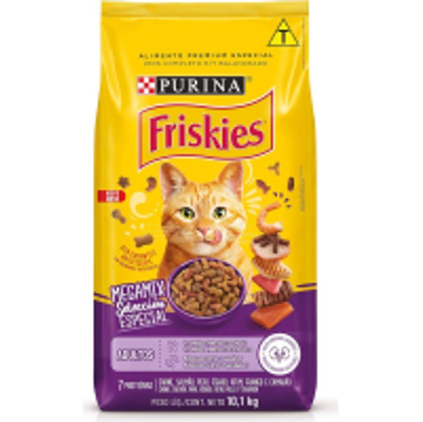 Purina Friskies, Friskies Megamix - Ração Gatos Adultos,10.1Kg