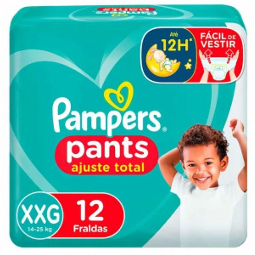 Fralda Pampers Pants Ajuste Total XXG 12 unidades