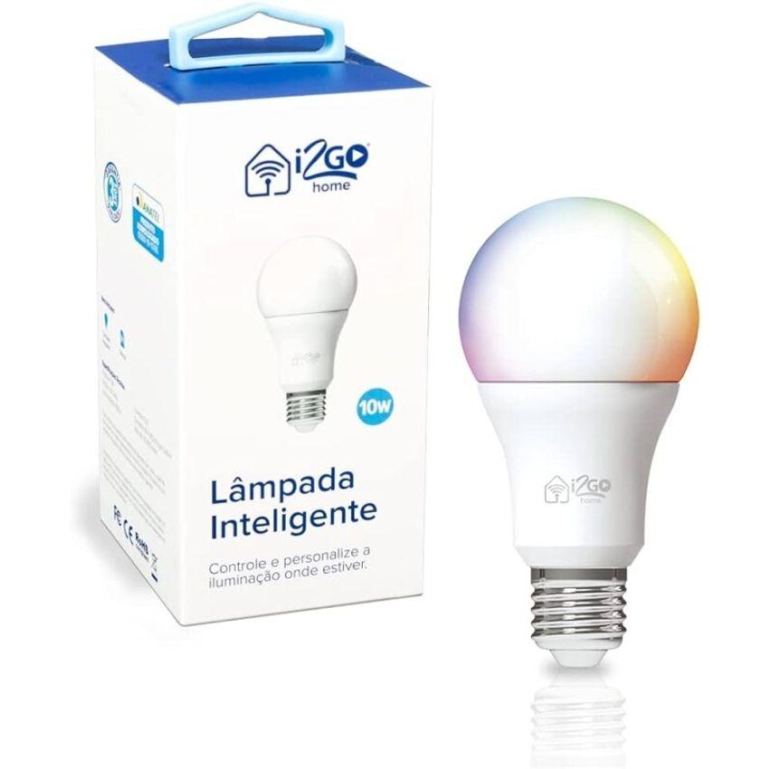 Lâmpada Inteligente Smart Lamp I2GO Home Wi-Fi LED 10W - Compatível com Alexa - 3 Anos de Garantia