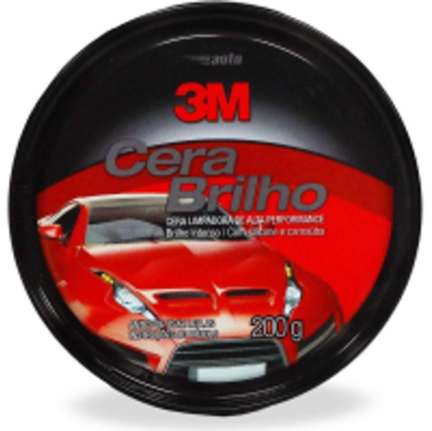 3M, Auto, Cera Brilho Intenso, Com Silicone e Carnaúba, Alta Performance, 200g, Multi-colored
