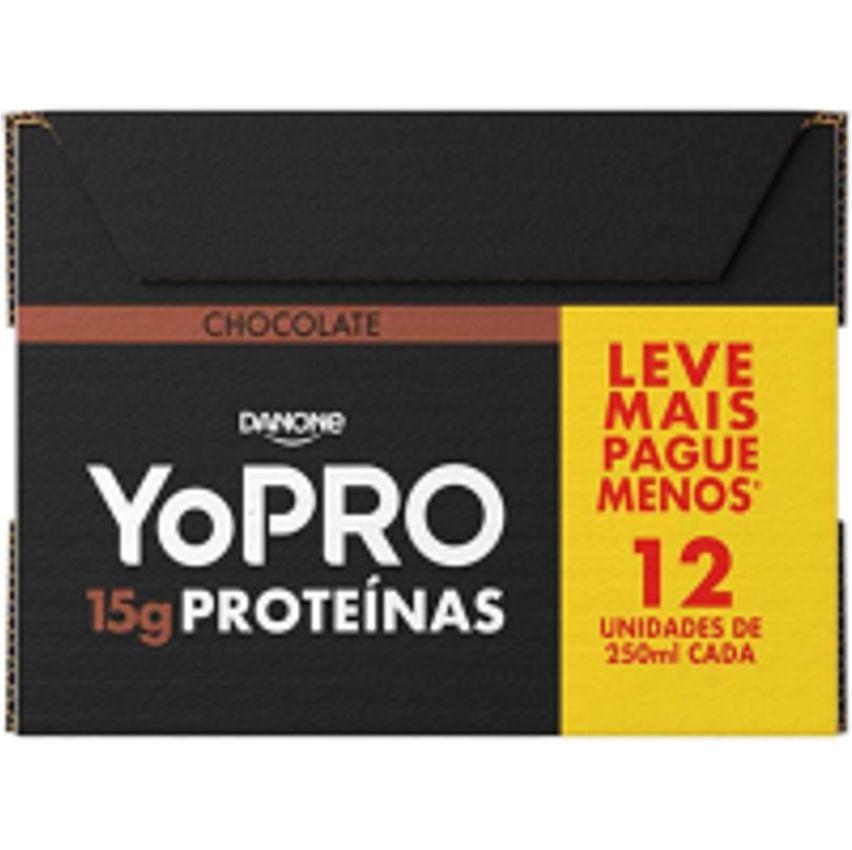 Bebida Láctea Yopro Uht Chocolate 15g de Proteínas 250ml