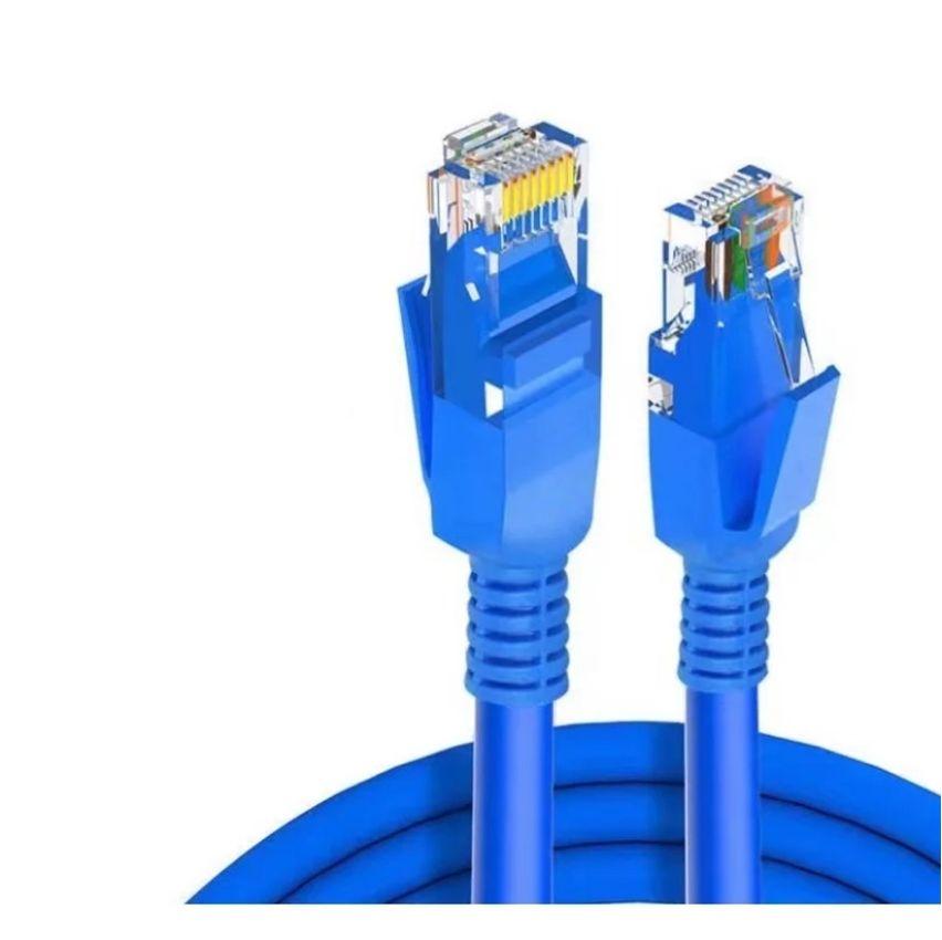 Cabo Ethernet para Ethernet 10m rj45 cat5 azul