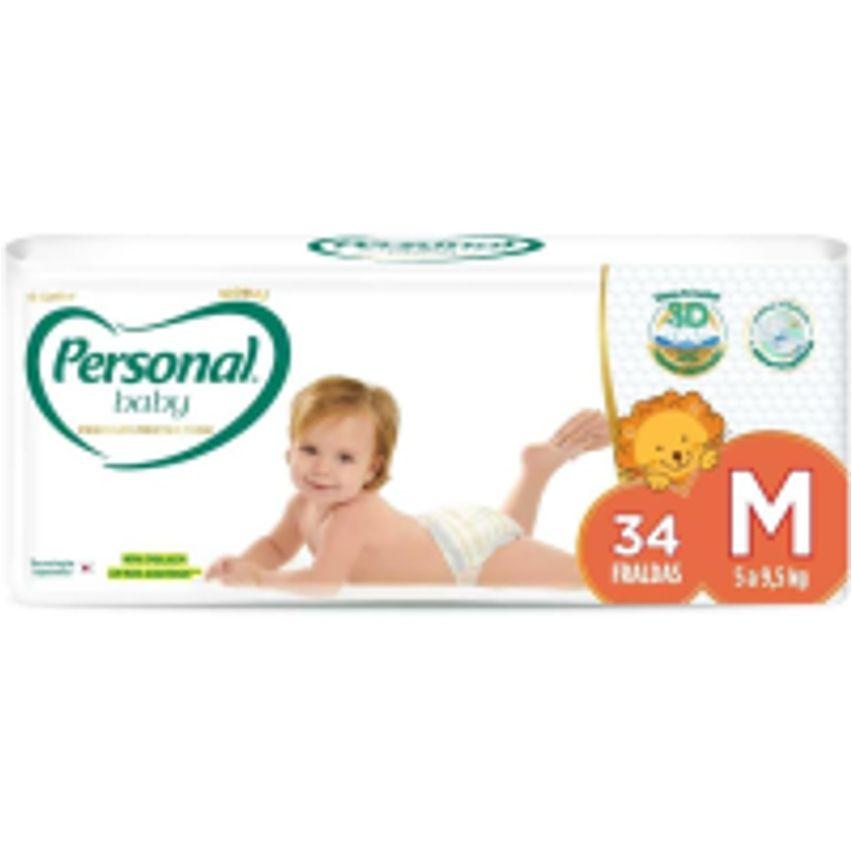 Fralda Personal Baby Premium M 34 unidades