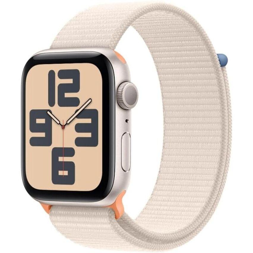Apple Watch SE GPS Caixa estelar de alumínio 44 mm Pulseira loop esportiva estelar