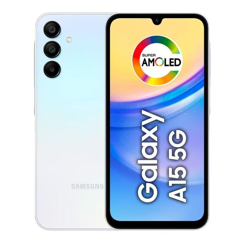 Smartphone Samsung Galaxy A15 5G 128GB 4GB Octa Core Câmera Tripla 50MP Tela de 6.5" Azul Claro - SM-A156MLBRZTO
