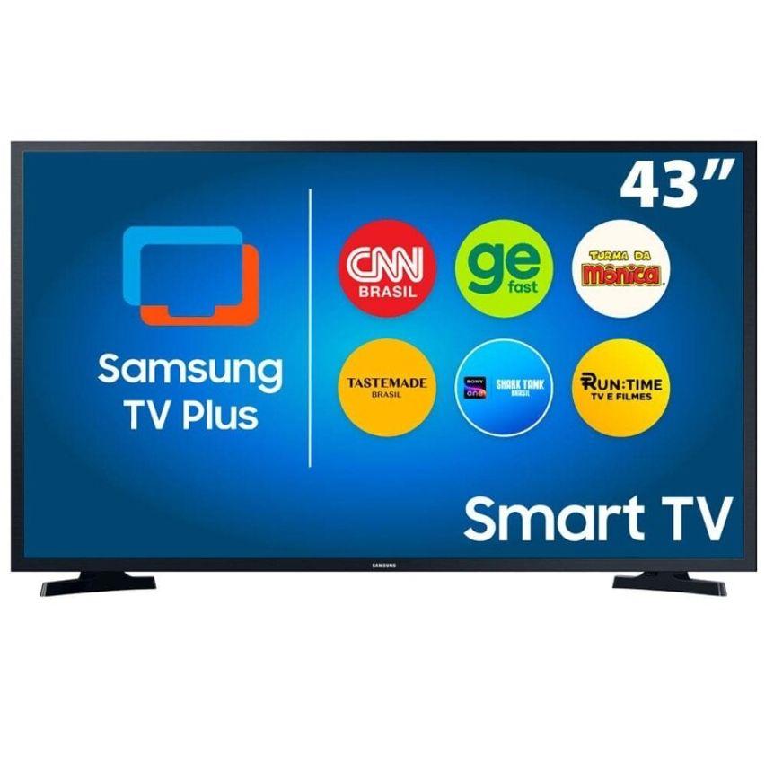 Smart TV LED 43\" Full HD Samsung T5300 com HDR Sistema Operacional Tizen Wi-Fi Espelhamento