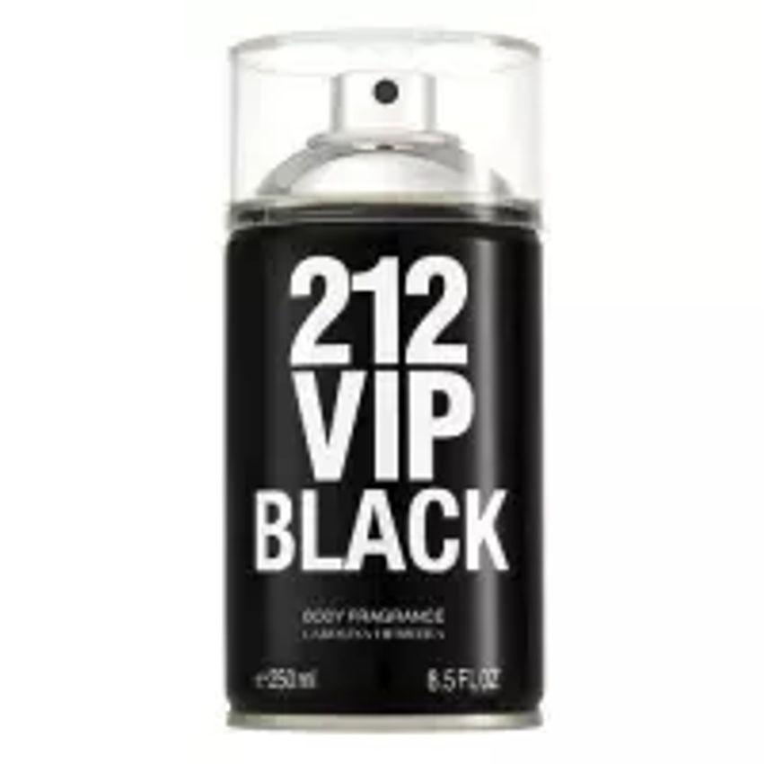 Body Spray Carolina Herrera 212 Vip Men Black - 250ml