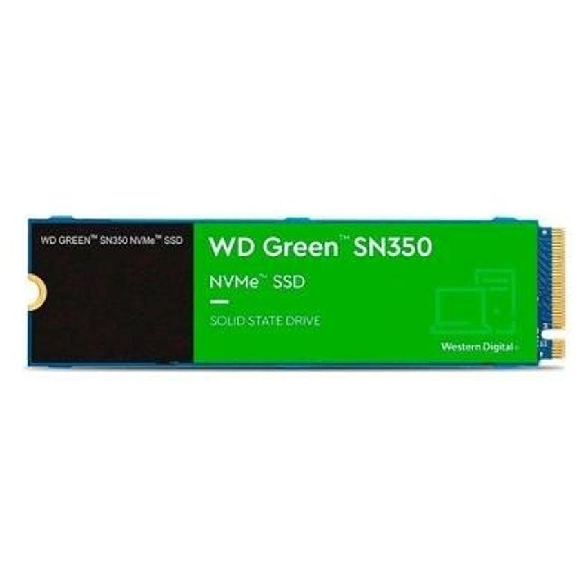 SSD WD Green 1TB SN350 M.2 2280 PCIe NVMe Leitura: 2400MB/s e Gravação:1850MB/s Verde - WDS100T2G0C