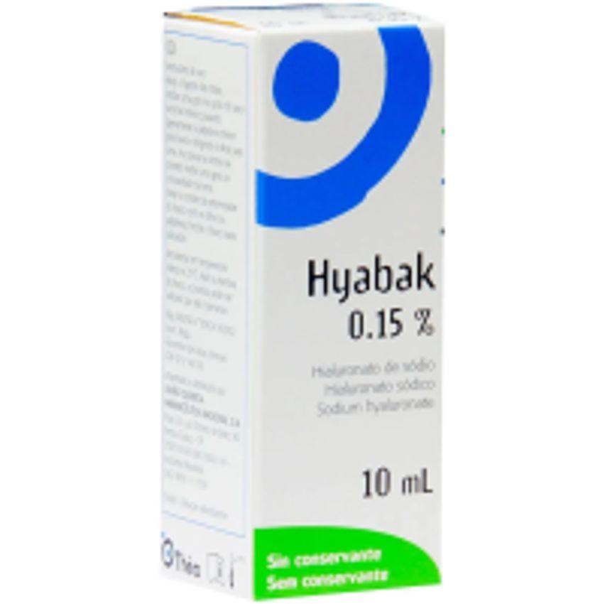 Colírio Hyabak 0,15% 10ml
