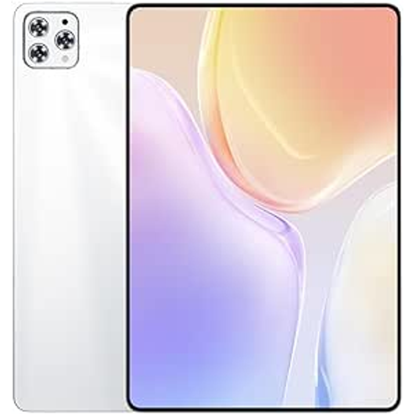 Tablet X95 Pro,8GB RAM,256GB ROM,Dual-SIM,Tela Imersiva de 10.1', Câmera Traseira 32MP, Câmera frontal de 16MP, Wifi, Android 13, 5G, 8800mAh Bateria (Prata)