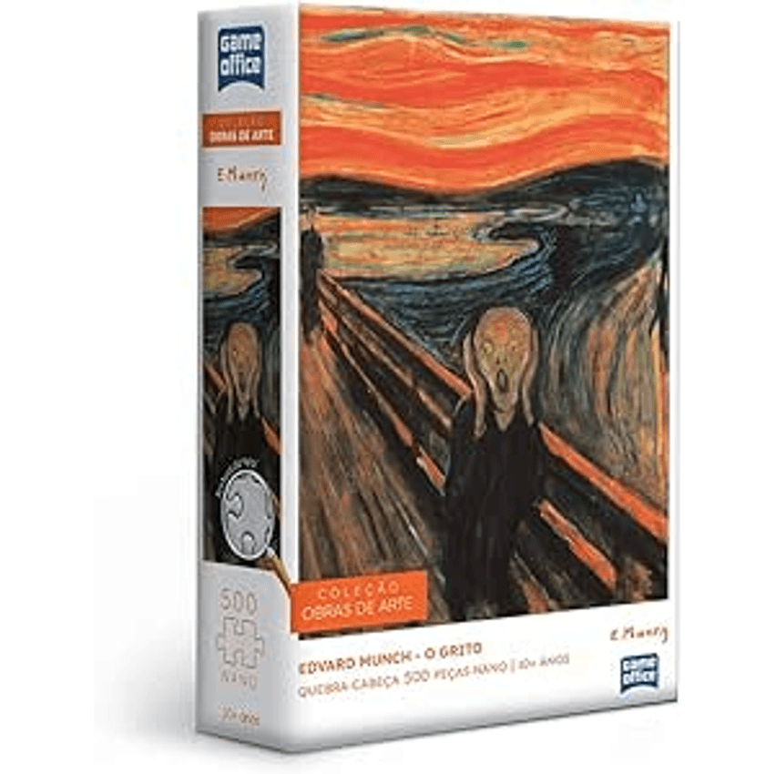 Edvard Munch: O Grito - Quebra-cabeça - 500 peças nano - Toyster Brinquedos