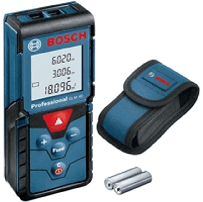 Trena Laser Bosch GLM 40 alcance 40m com bolsa protetora