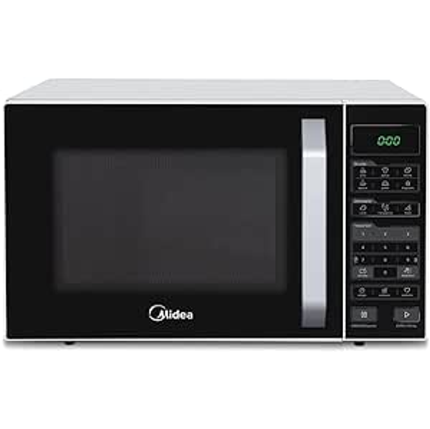 Micro-ondas 27l Branco E Preto Midea Led 127v Mxsa27p1