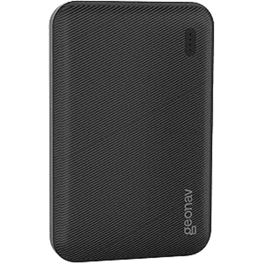 Geonav Power Bank, Carregador Portátil Universal 5.000mAh, 2 portas USB, Led Indicador de bateria, ES5KBK, Preto