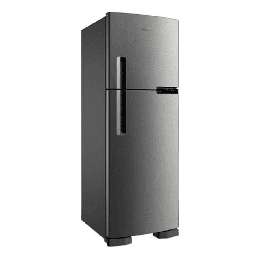 Geladeira Brastemp BRM44HK Frost Free Duplex com Compartimento Extrafrio e Fresh Zone Inox - 375L - 110V