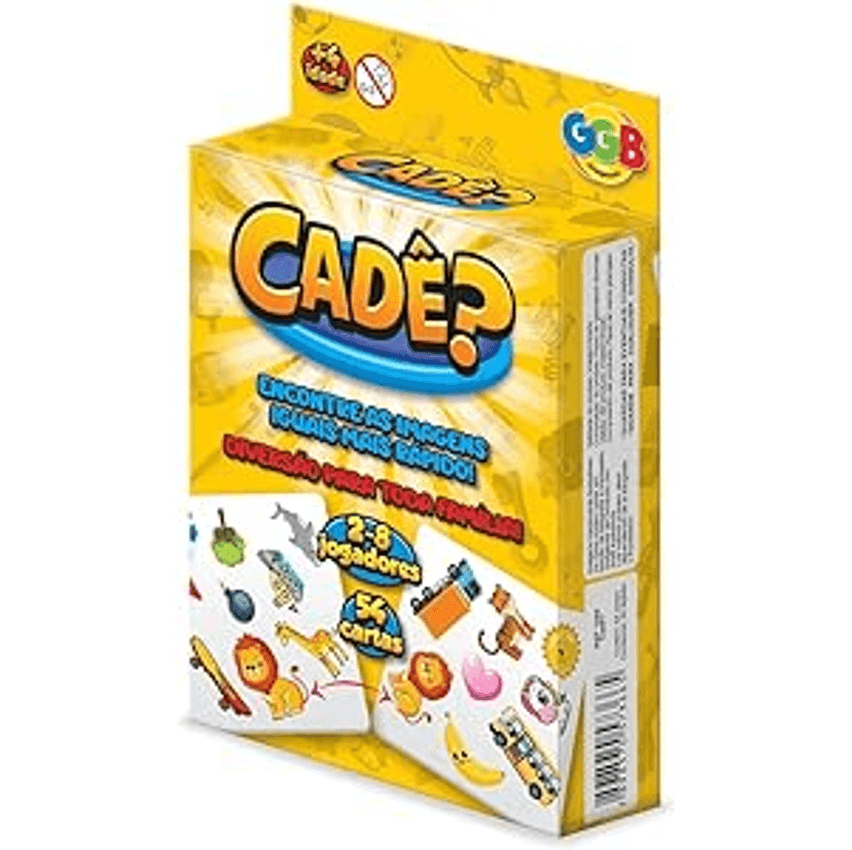 GGB Plast Jogo de Cartas Educativo Cade 56 Cards