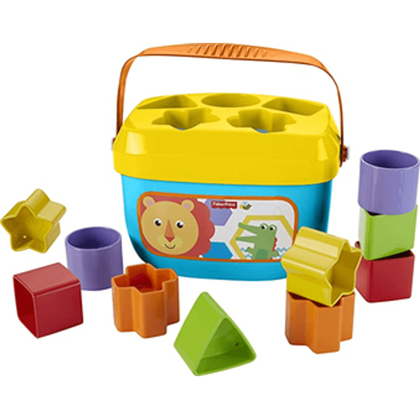 Fisher-Price Balde Primeiros Blocos, Multicolorido