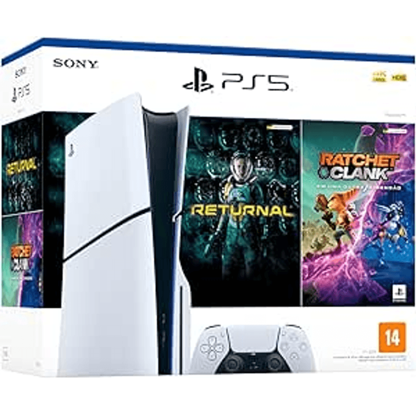 PlayStation®5 Slim Disk + 2 Jogos