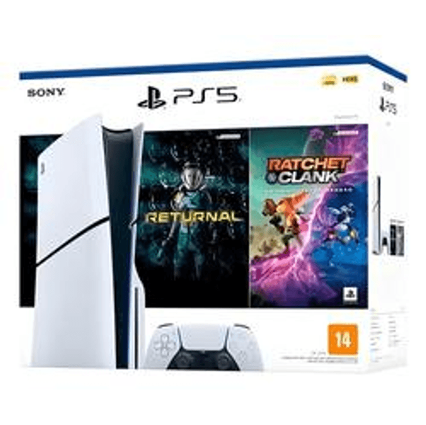 PlayStation 5 Slim 2024 1TB 1 Controle Branco Sony