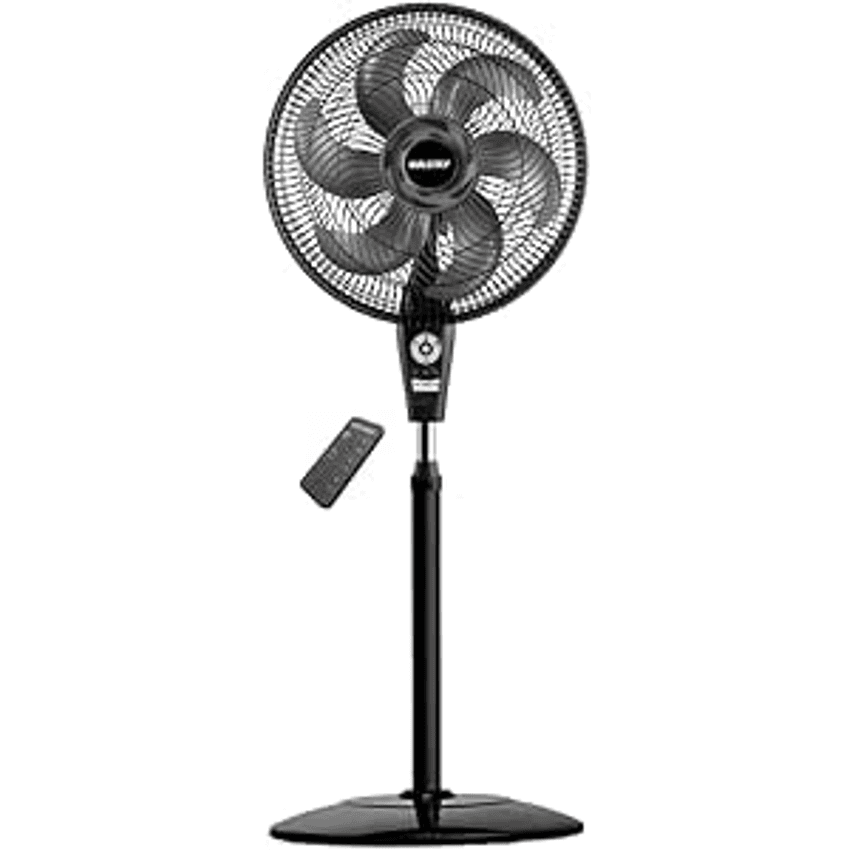 Ventilador de Coluna Mallory Air Timer TS+ Com Controle Remoto 126W, Silencioso, Com Hélice de 6 pás, Auto desligamento programável de até 7 horas - PR-GR - 220V