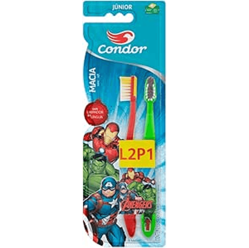 Condor Escova Dental Junior Avengers - 8260-0 Lv2Pg1