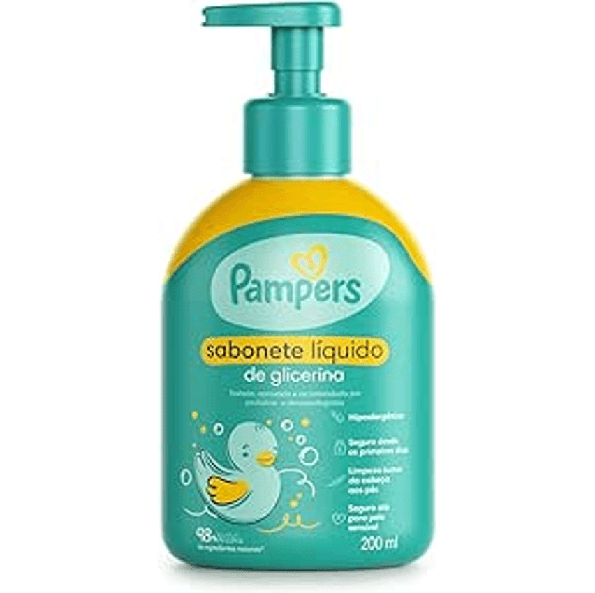 Pampers Sab Liq Cpo Glicerina 200ml