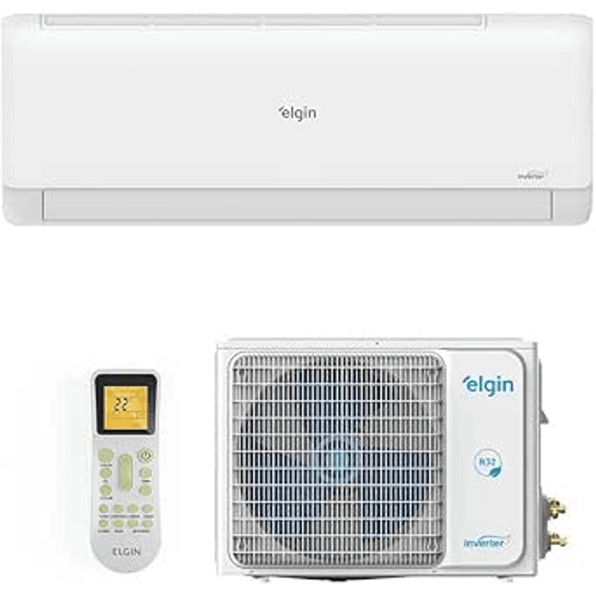 Ar-condicionado Split Inverter Ii 30000 Btus Elgin Eco com Wi-fi Integrado High Wall Quente e Frio Hjqi30c2wb/hjqe30c2cb 220v