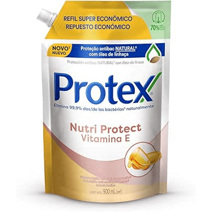 Sabonete Líquido Protex Nutri Protect Vitamina E 900ml