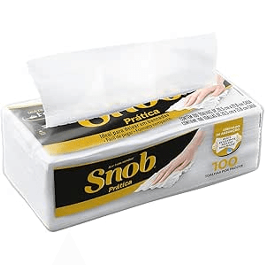 Papel Toalha Snob Multiuso Folha Dupla Prática 100 fls