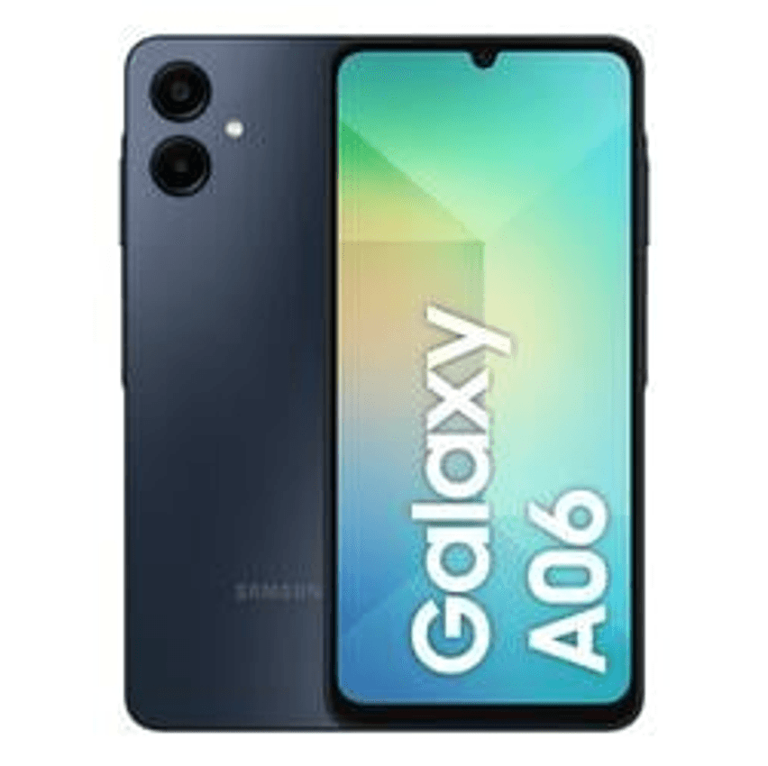 Smartphone Samsung Galaxy A06 4G 128GB 4GB RAM Dual Chip Câmera Traseira 50+2MP Frontal 8MP Tela 6,7" Android 14.0 Azul Escuro