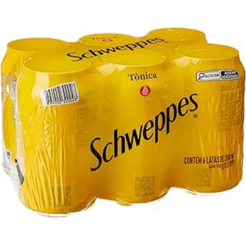 Pack de SCHWEPPES Tônica 350ml 6 unidades
