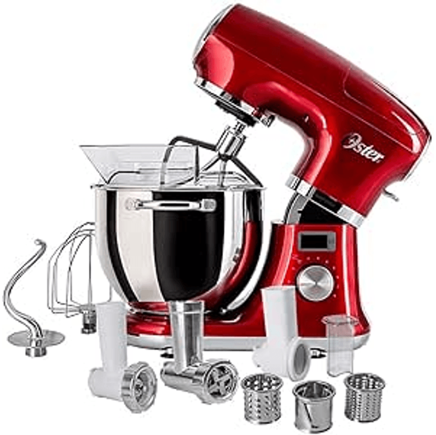 Kit Completo Batedeira Planetária Digital Multifuncional Com Acessórios Oster - 127v