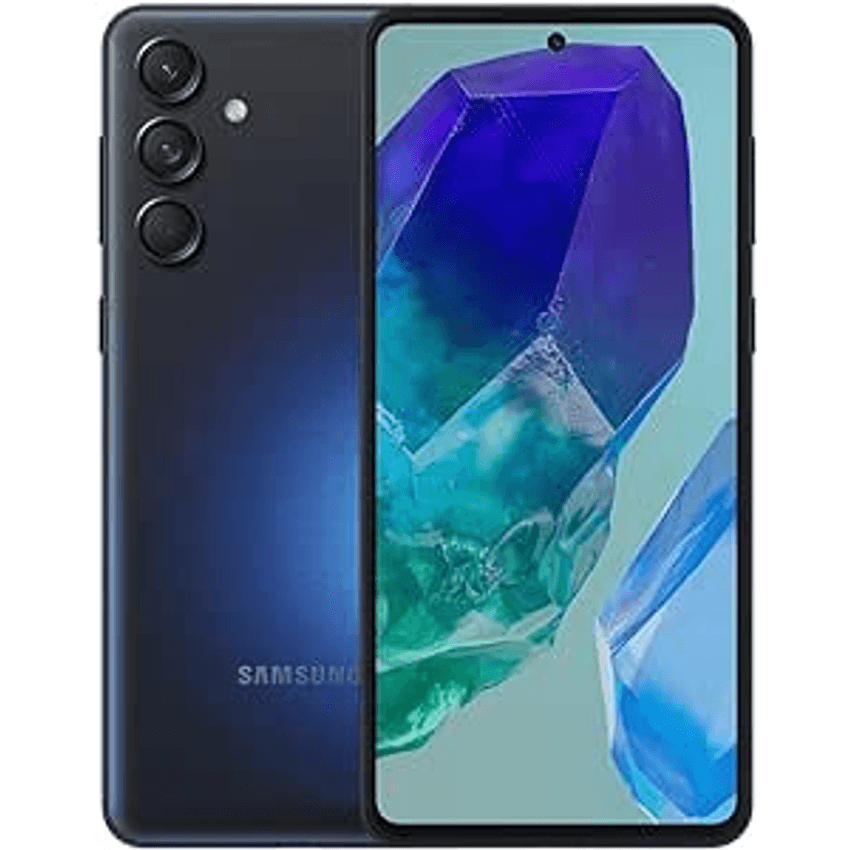 Samsung Galaxy M55 5G, Câmera Tripla Traseira de até 50MP, Selfie de 50MP, Nightography, Apagador de objetos, Tela Super AMOLED + de 6.7" 120Hz Vision Booster, 256 GB, 8GB de RAM - Azul Escuro