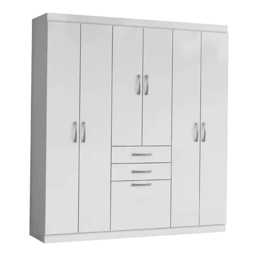 Guarda Roupas Casal 7 Portas 2 Gavetas Lisboa Aramóveis