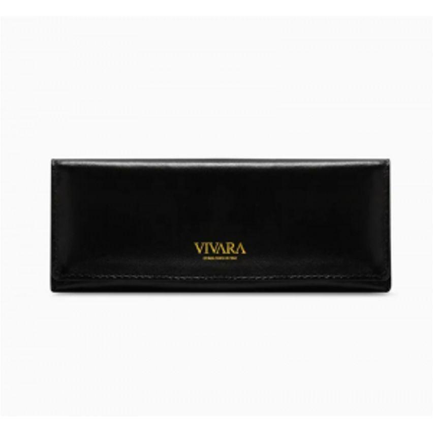 Estojo Feminino  Couro Preto