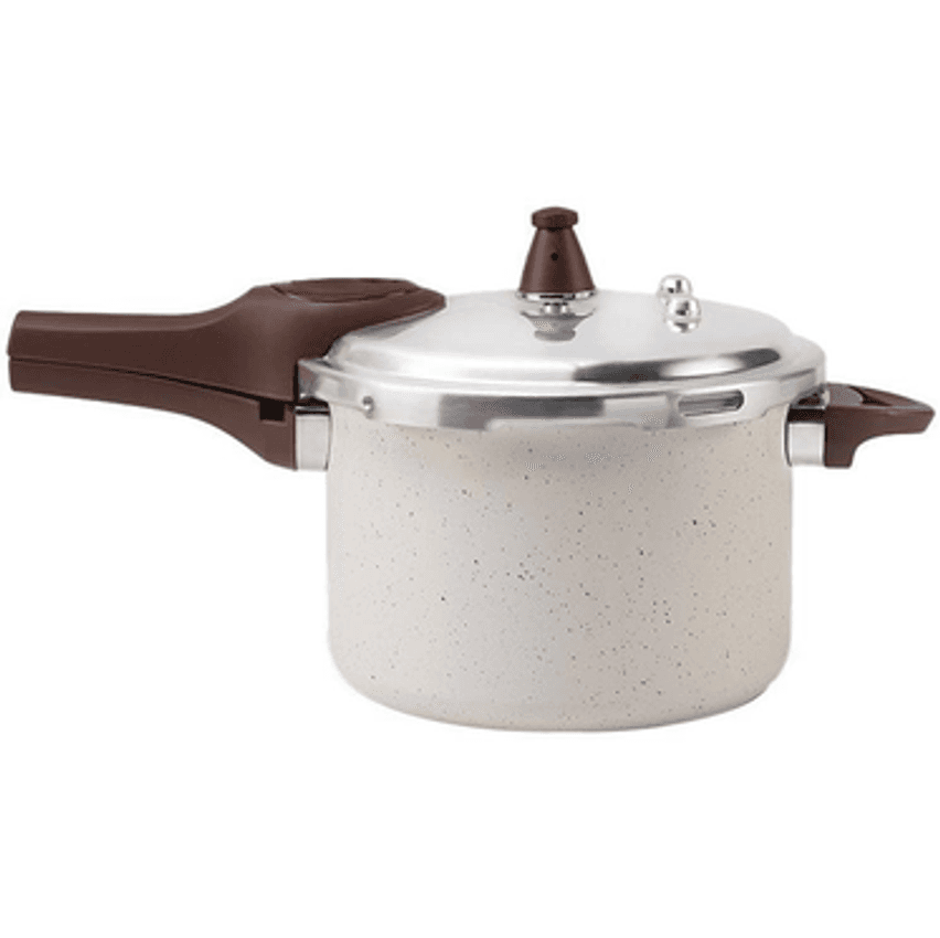 Brinox Pressure Panela de Pressão Revestimento Cerâmica Indução 4,2L cor Vanilla