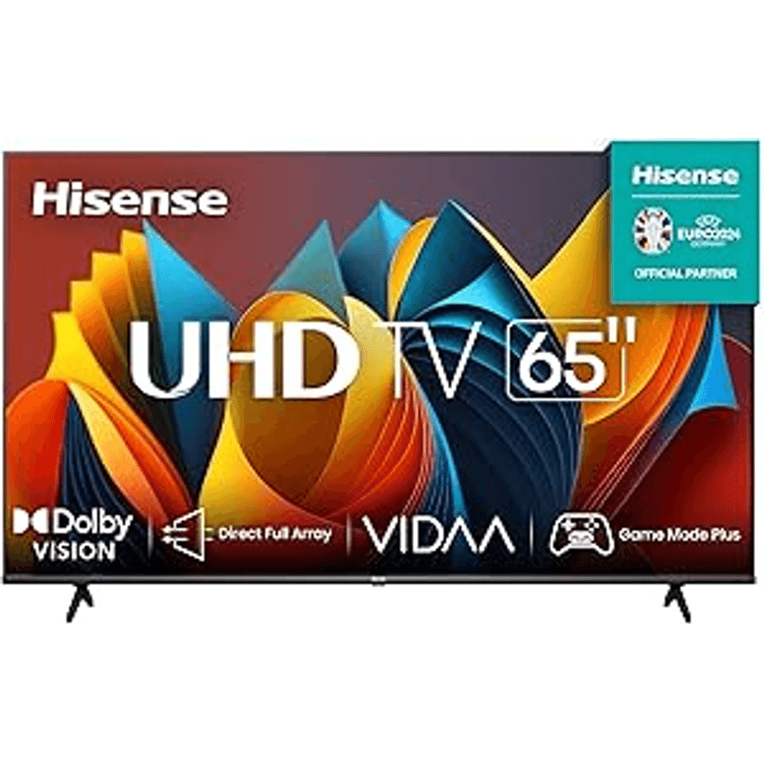 Hisense Smart TV UHD 4K DLED 65" Polegadas 65A6K com HDR10+ Dolby Vision Game Mode Controle por Voz Alexa Built-In AirPlay