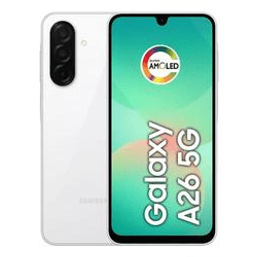 Smartphone Samsung Galaxy A26 5g 256gb, 8gb Ram, Câmera De 50mp, Ip67, Tela Super Amoled 6.7 , Nfc - Branco