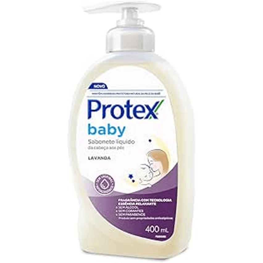 Sabonete Líquido para bebês Protex Baby Lavanda 400ml