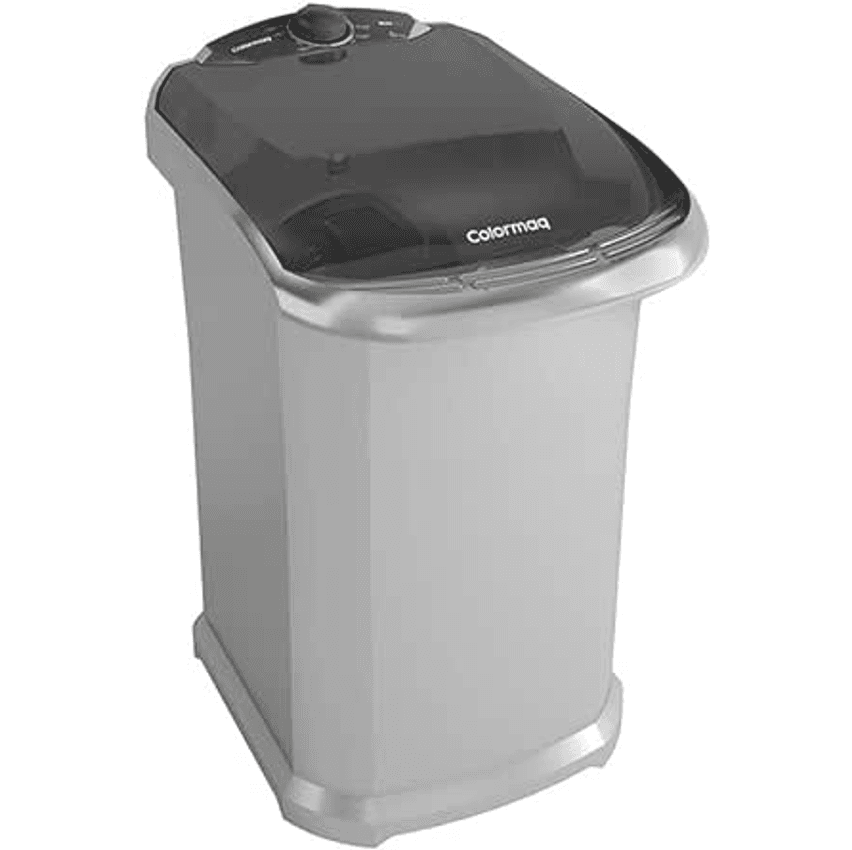 Colormaq Maquina de Lavar Roupa Semi Automatica Tanquinho 6kg LCT6 Prata 127V