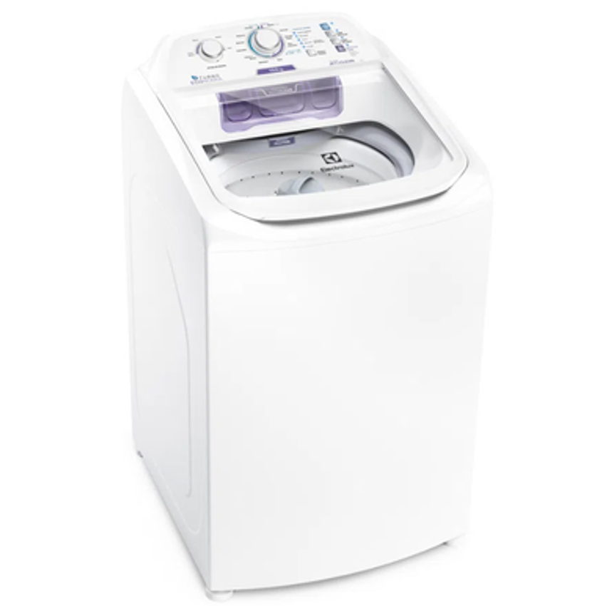 Máquina de Lavar 10,5kg Electrolux Branca Turbo Economia, Jet&Clean e Filtro Fiapos (LAC11)