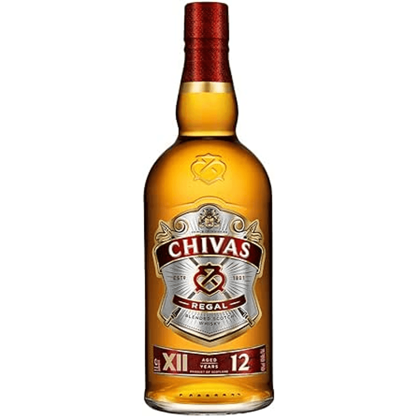 Whisky Chivas Regal 12 Anos Blended Escocês - 1 Litro