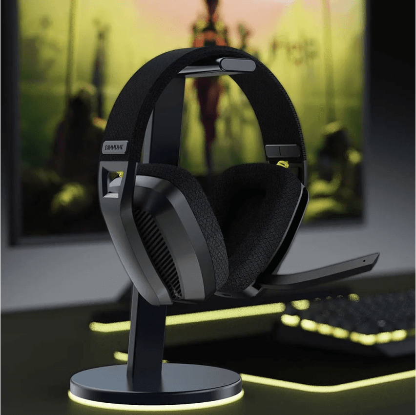 Headset Gamer Sem Fio Binnune BW06 2.4GHz e Bluetooth 5.3