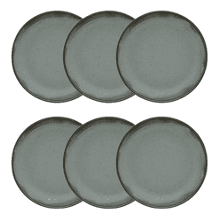 Jogo De 6 Pratos Fundos 20,5 Cm Oxford Flat Pacífico