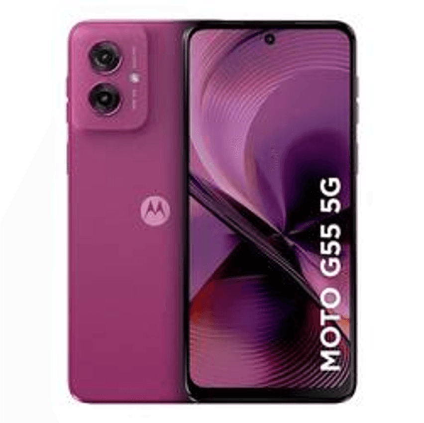 Smartphone Motorola Moto G55 5g - 256gb 16gb Ram Boost E Camera 50mp Com Ai Nfc Tela 6.5 Com Superbrilho - Rosa